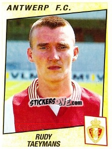 Figurina Rudy Taeymans - Football Belgium 1996-1997 - Panini