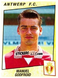 Sticker Manuel Godfroid - Football Belgium 1996-1997 n. 58 - Panini