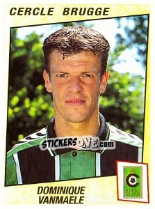 Figurina Dominique Vanmaele - Football Belgium 1996-1997 - Panini