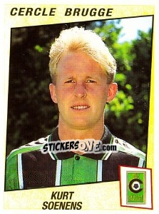 Sticker Kurt Soenens - Football Belgium 1996-1997 - Panini