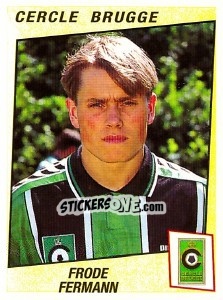 Sticker Frode Fermann - Football Belgium 1996-1997 - Panini