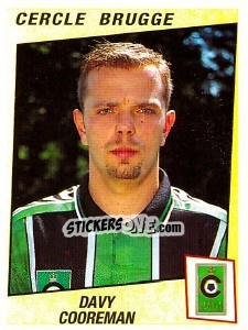 Cromo Davy Cooreman - Football Belgium 1996-1997 - Panini