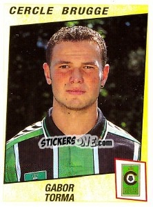 Sticker Gabor Torma - Football Belgium 1996-1997 - Panini