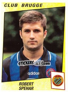 Sticker Robert Spehar - Football Belgium 1996-1997 - Panini