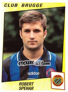 Sticker Robert Spehar - Football Belgium 1996-1997 n. 99 - Panini