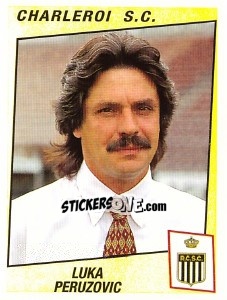 Sticker Luka Peruzovic - Football Belgium 1996-1997 n. 102 - Panini