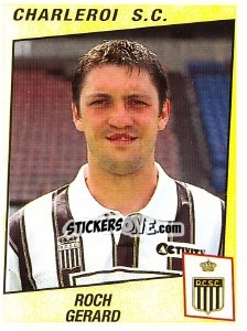 Cromo Roch Gerard - Football Belgium 1996-1997 n. 107 - Panini