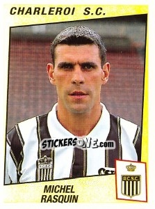 Figurina Michel Rasquin - Football Belgium 1996-1997 n. 108 - Panini