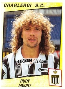 Sticker Rudy Moury - Football Belgium 1996-1997 n. 110 - Panini