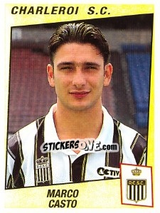 Sticker Marco Casto - Football Belgium 1996-1997 n. 113 - Panini