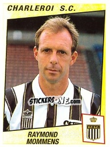 Sticker Raymond Mommens - Football Belgium 1996-1997 n. 116 - Panini