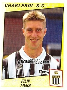 Cromo Filip Fiers - Football Belgium 1996-1997 - Panini