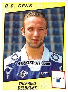 Sticker Wilfried Delbroek - Football Belgium 1996-1997 n. 128 - Panini