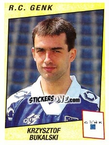 Sticker Krzysztof Bukalski - Football Belgium 1996-1997 n. 131 - Panini