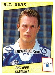 Sticker Philippe Clement - Football Belgium 1996-1997 - Panini