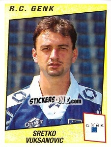 Cromo Sretko Vuksanovic - Football Belgium 1996-1997 n. 135 - Panini