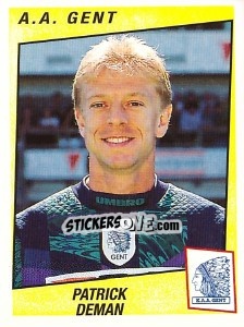 Sticker Patrick Deman - Football Belgium 1996-1997 n. 141 - Panini