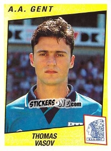 Sticker Thomas Vasov - Football Belgium 1996-1997 n. 146 - Panini
