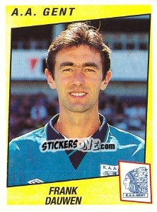 Sticker Frank Dauwen - Football Belgium 1996-1997 n. 151 - Panini