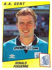 Cromo Ronald Foguenne - Football Belgium 1996-1997 - Panini