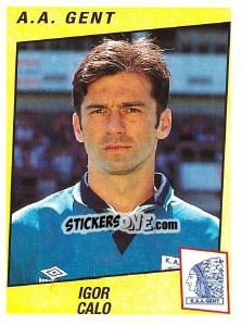 Sticker Igor Calo - Football Belgium 1996-1997 - Panini