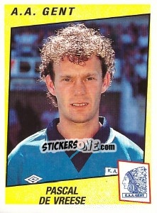 Sticker Pascal De Vreese - Football Belgium 1996-1997 n. 157 - Panini