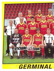 Sticker Elftal / Equipe - Football Belgium 1996-1997 - Panini