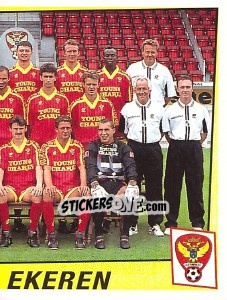 Sticker Elftal / Equipe - Football Belgium 1996-1997 n. 162 - Panini