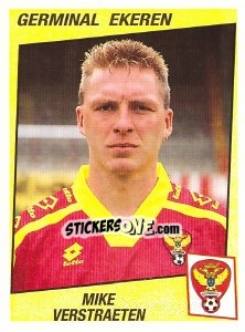 Sticker Mike Verstraeten - Football Belgium 1996-1997 - Panini