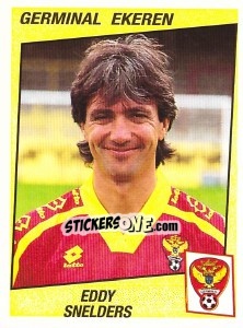 Sticker Eddy Snelders - Football Belgium 1996-1997 - Panini