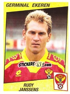 Sticker Rudy Janssens - Football Belgium 1996-1997 - Panini