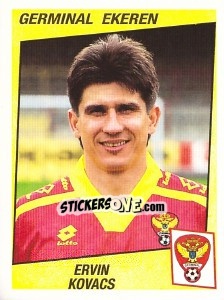Sticker Ervin Kovacs - Football Belgium 1996-1997 n. 170 - Panini