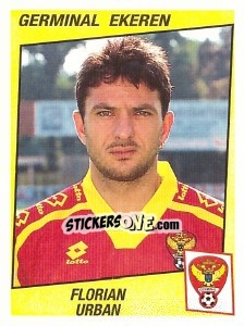 Sticker Florian Urban - Football Belgium 1996-1997 n. 171 - Panini
