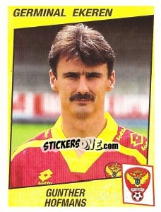 Figurina Gunther Hofmans - Football Belgium 1996-1997 - Panini