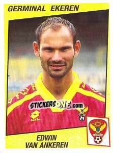 Sticker Edwin van Ankeren - Football Belgium 1996-1997 - Panini