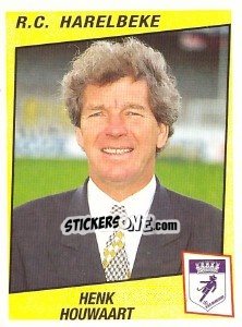 Sticker Henk Houwaart - Football Belgium 1996-1997 - Panini