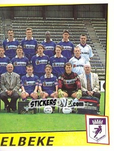 Sticker Elftal / Equipe - Football Belgium 1996-1997 n. 181 - Panini