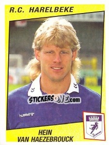 Cromo Hein van Haezebrouck - Football Belgium 1996-1997 - Panini