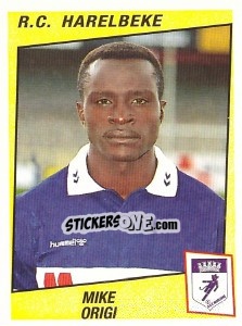 Figurina Miki Origi - Football Belgium 1996-1997 n. 195 - Panini