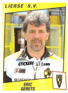Cromo Eric Gerets - Football Belgium 1996-1997 - Panini