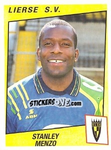 Sticker Stanley Menzo - Football Belgium 1996-1997 - Panini