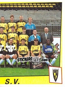 Sticker Elftal / Equipe - Football Belgium 1996-1997 - Panini