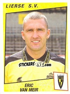 Sticker Eric van Meir - Football Belgium 1996-1997 - Panini