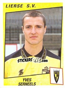 Sticker Yves Serneels - Football Belgium 1996-1997 - Panini