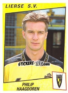 Sticker Philip Haagdoren - Football Belgium 1996-1997 - Panini