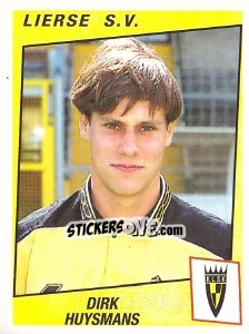 Sticker Dirk Huysmans - Football Belgium 1996-1997 n. 212 - Panini