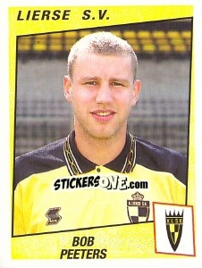 Sticker Bob Peeters - Football Belgium 1996-1997 - Panini