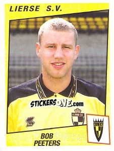 Sticker Bob Peeters - Football Belgium 1996-1997 n. 215 - Panini