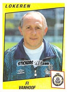 Sticker Fi Vanhoof - Football Belgium 1996-1997 - Panini