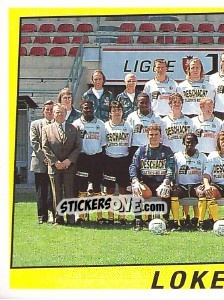 Sticker Elftal / Equipe - Football Belgium 1996-1997 - Panini